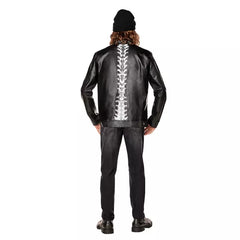spirit halloween skeleton Moto jacket
