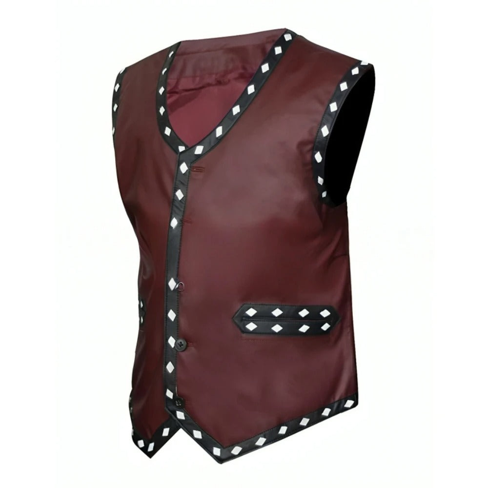 Warriors Skull Leather Vest