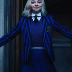 Wednesday 2022 Enid Sinclair Blue Blazer