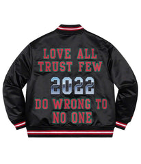 supreme satin varsity jacket​