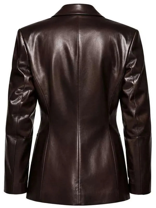 PFW 2026 Ahn Hyo Seop Leather Blazer
