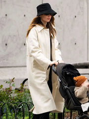 NYC 2026 Jennifer Lawrence Wool Coat
