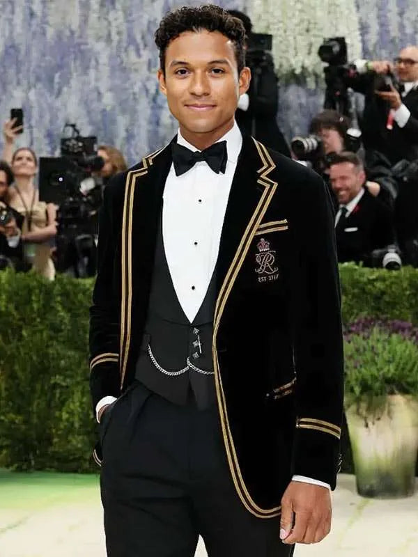 Jaafar Jackson 2026 Met Gala Black Blazer
