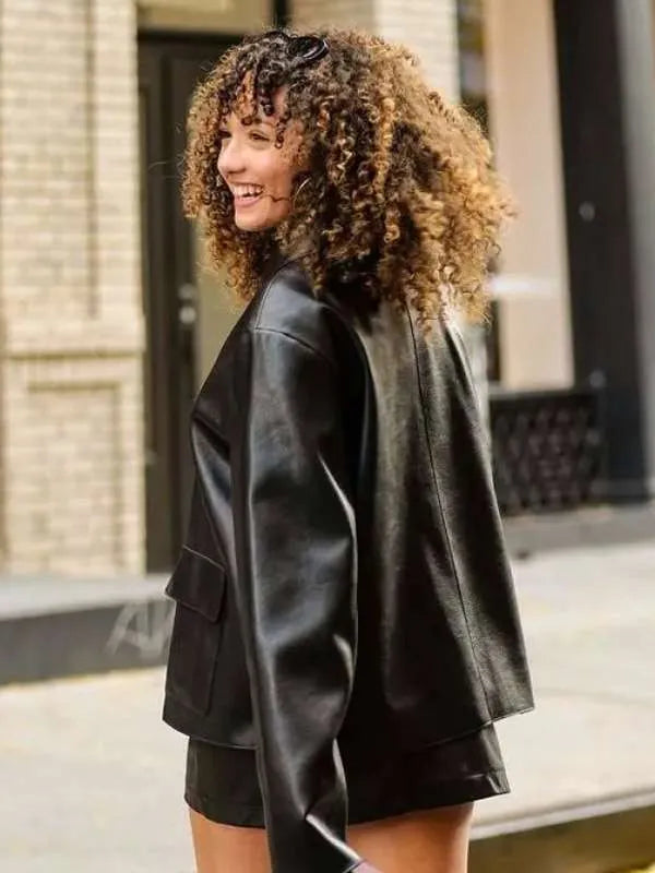 NYC 2026 Soley Liboy Black Leather Jacket

