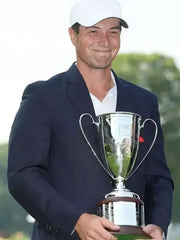 Viktor Hovland 2026 Navy Blue Blazer