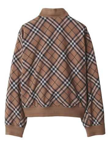 Burberry Vintage Check zip-up bomber jacket