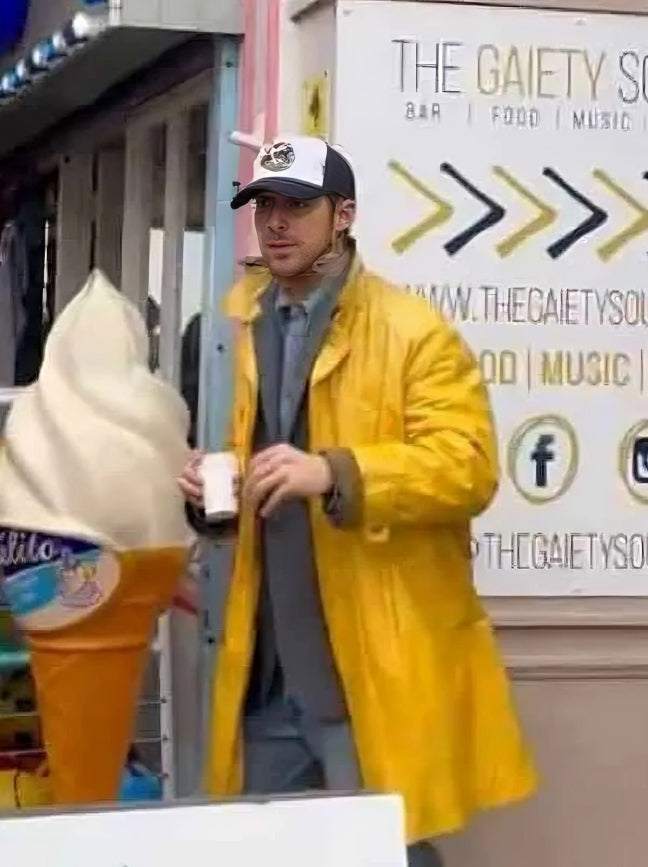 Ryan Gosling Project Hail Mary Yellow Leather Coat