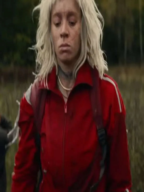 The Bone Temple Alfie Williams 28 Years Later Red Jacket