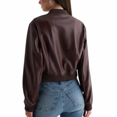 maroon jacket women
