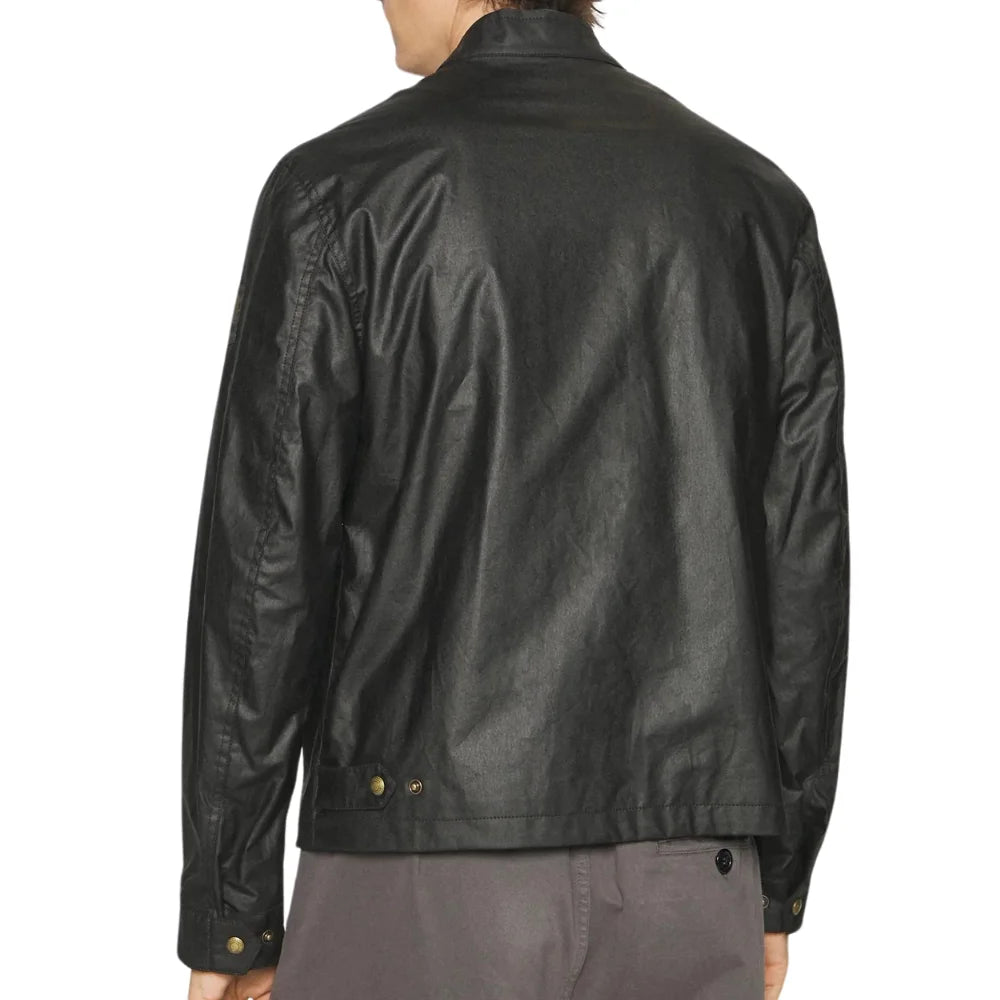 Mens Black Summer Cotton Jacket