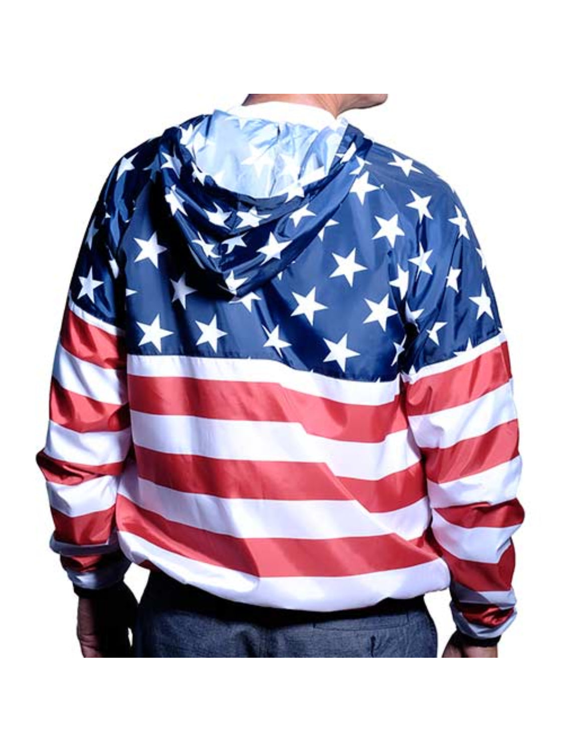 Independence Day American Flag Windbreaker Jacket