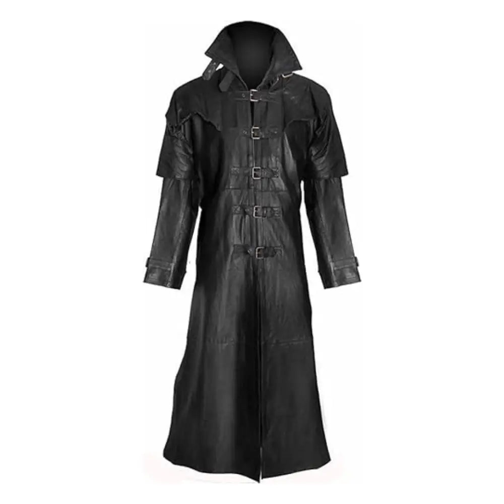 Van Helsing Steampunk Gothic Attire Leather Trench Coat Matrix Hunter Long Coat