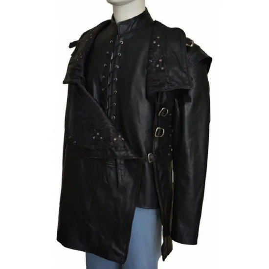 KIT HARINGTON JON SNOW LEATHER JACKET