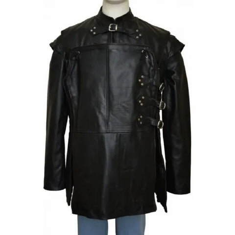 KIT HARINGTON JON SNOW LEATHER JACKET