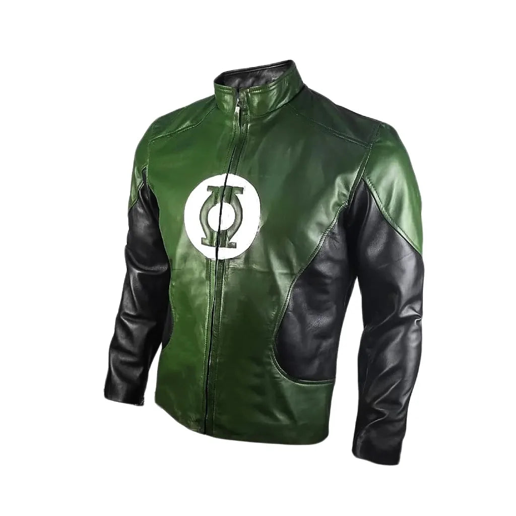 Ryan Renolds DC Superhero Green Lantern Hal Jordon Leather Jacket