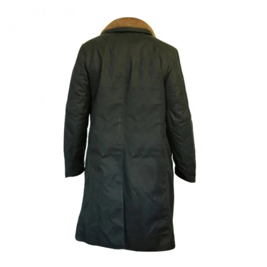 Men's Ryan Gosling Blade Runner Harrison Ford Cotton Long Trench Fur Coat