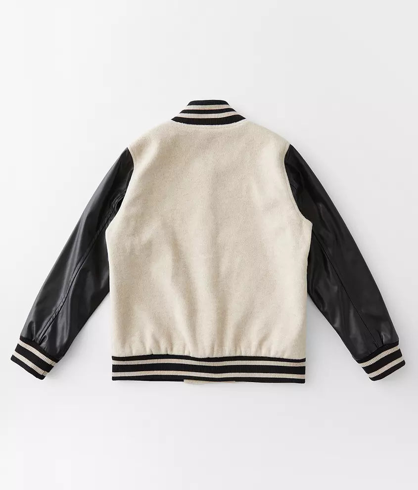 off white varsity jacket
