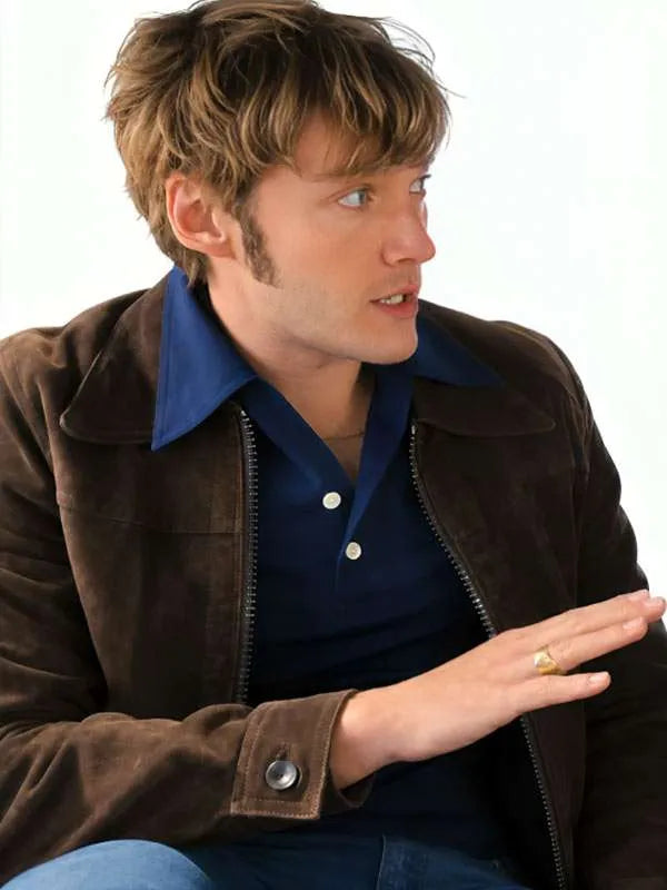 A Woman of Substance 2026 Toby Regbo Suede Leather Jacket