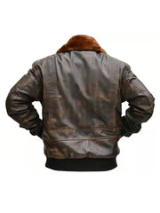 A2 Aviator American Air Force Leather Bomber Jacket