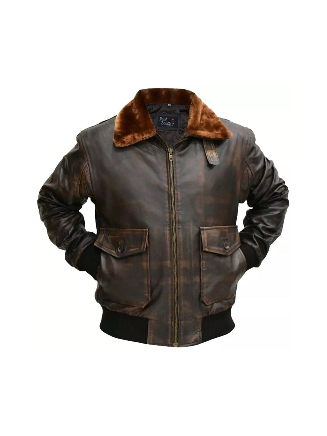 A2 Aviator American Air Force Leather Bomber Jacket