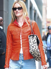 Sarah Pidgeon ABC Studios 2026 Leather Jacket

