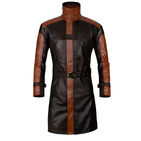 Aiden Pearce Watch Dog Leather Trench Coat