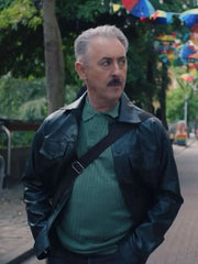 Tip Toe 2026 Alan Cumming Black Leather Jacket