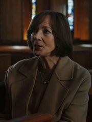 Miss You Love You 2026 Allison Janney Brown Wool Coat