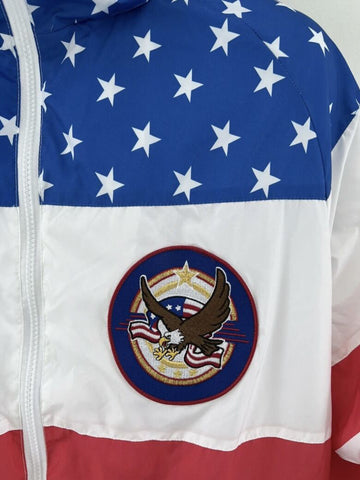 American Flag Windbreaker Jacket | USA Eagle Jacket