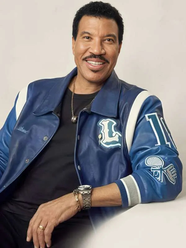 Lionel Richie American Idol 2026 Blue Varsity Jacket
