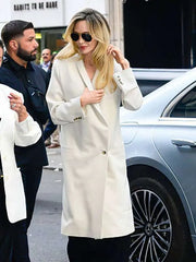 Couture 2026 Angelina Jolie Cream Coat