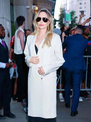 Couture 2026 Angelina Jolie Cream Coat