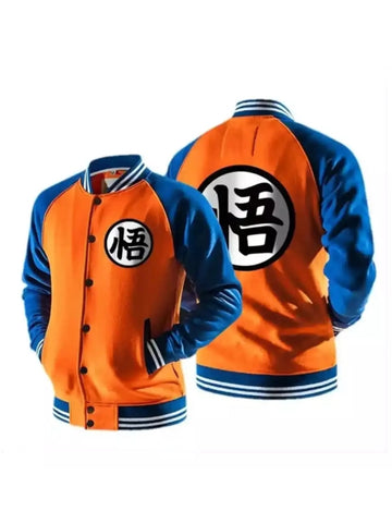 Anime Inspired Dragon Ball Z jacket | Goku Orange Jacket