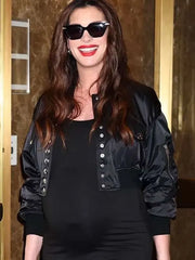 Anne Hathaway Verity 2026 Promo Black Cropped Jacket