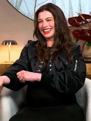 Anne Hathaway Verity 2026 Promo Black Cropped Jacket