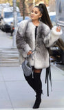 Ariana Grande Fur Coat 