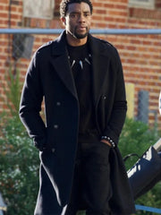 Avengers Infinity War Black Panther Black Long Coat