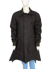 Avengers Infinity War Elizabeth Olsen Cotton Black Coat