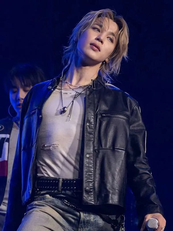 Jimin Event 2026 Leather Jacket

