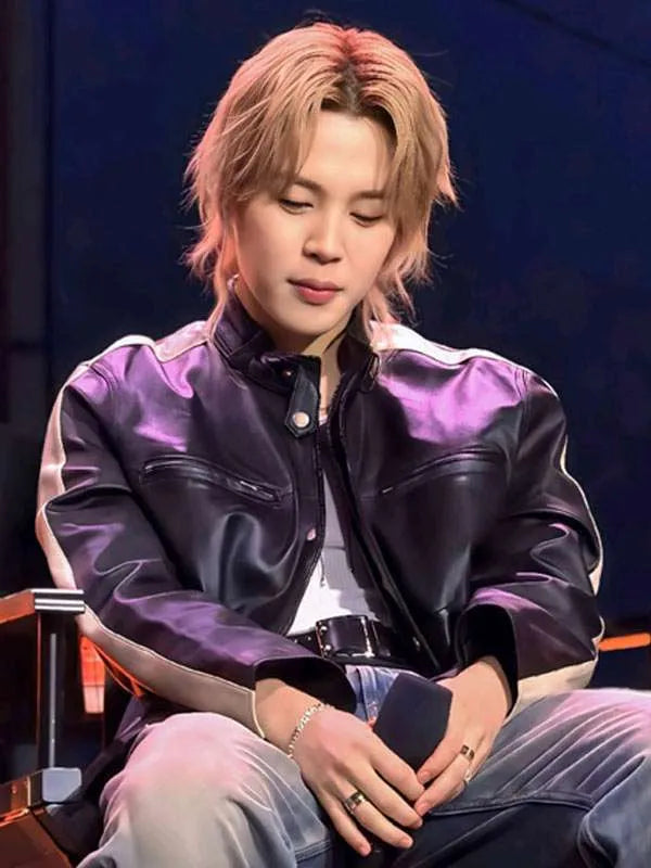 Jimin Event 2026 Leather Jacket
