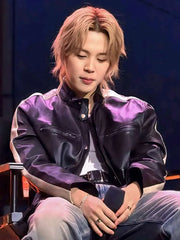 Jimin Event 2026 Leather Jacket
