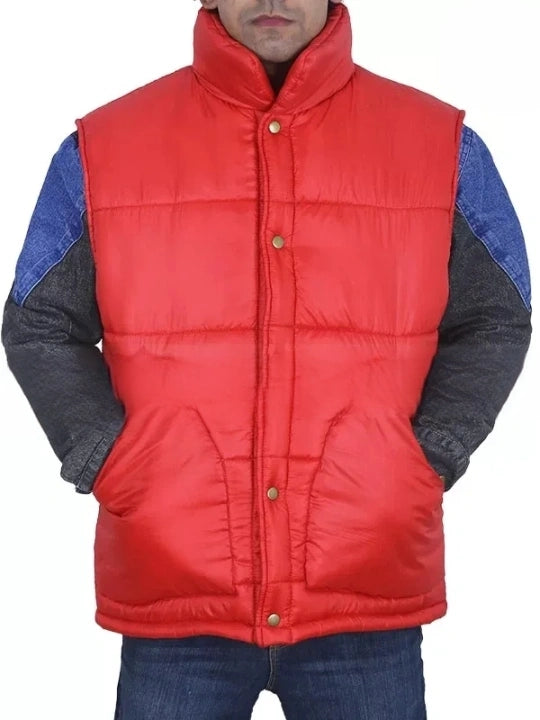 Back To The Future Marty McFly Red Vest