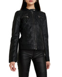 Bandit Black Cafe Racer Leather Jacket