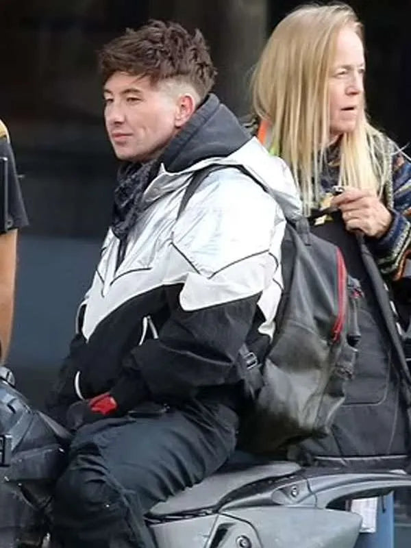 Barry Keoghan Crime 101 Black Track Jacket