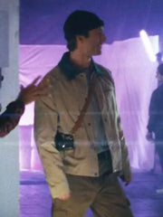 Glen Powell How to Make a Killing 2026 Grey Jacket