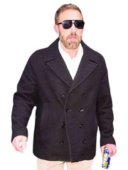 Ben Affleck 2026 Black Peacoat
