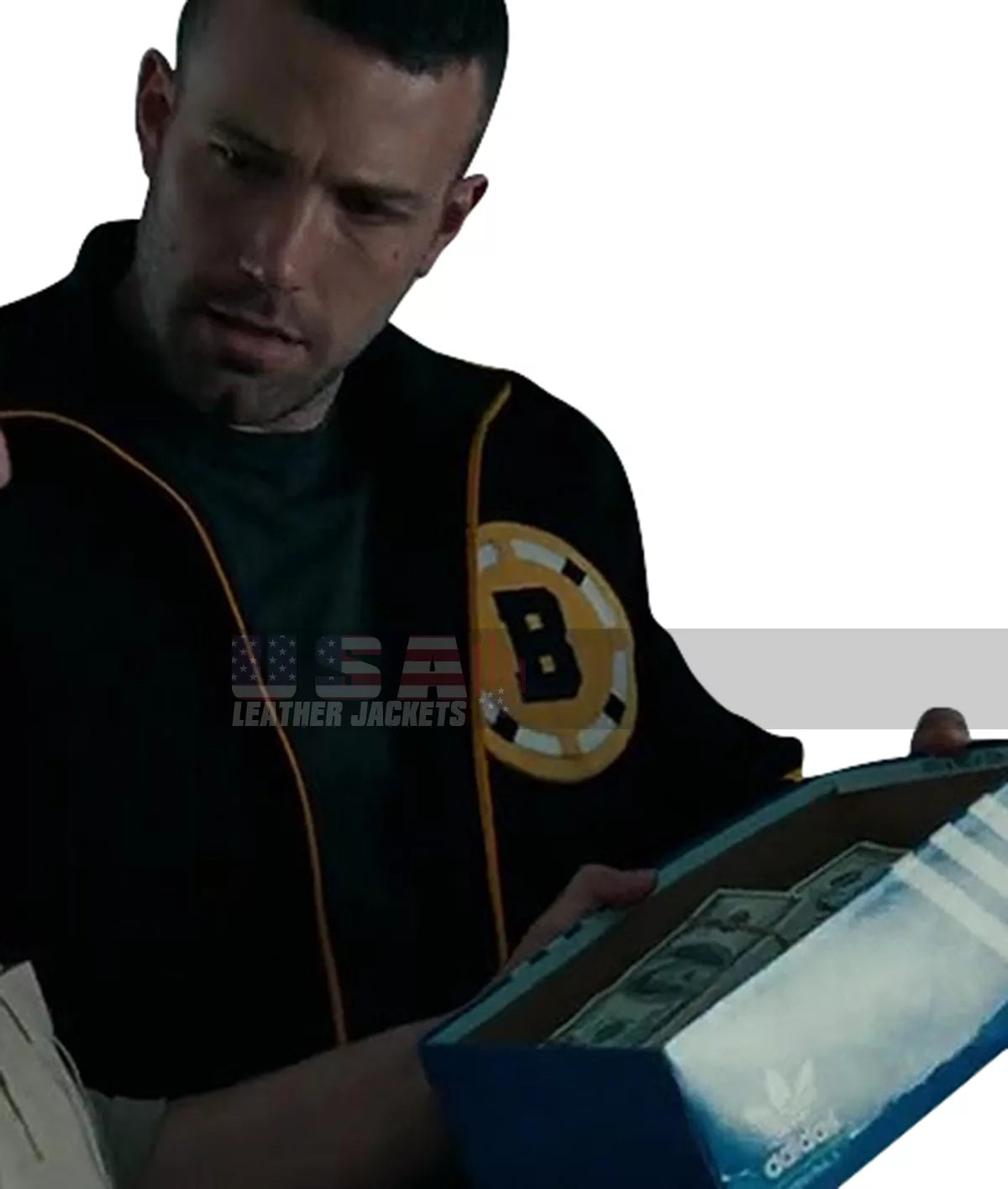 Ben Affleck The Town Boston Varsity Bomber Black Jacket