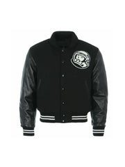 Black Letterman Billionare Boys Club Varsity Jacket