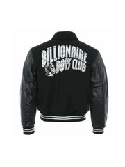 Black Letterman Billionare Boys Club Varsity Jacket