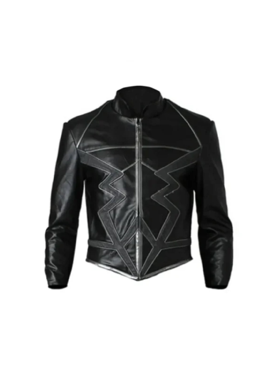 Black Bolt Jacket | Black Avenger Leather Jacket